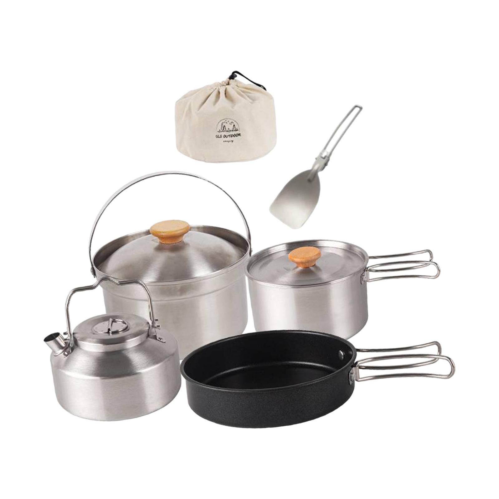 Camping Cookware Cook Gear Por - đánh giá và giá Camping Cooking Gear Set