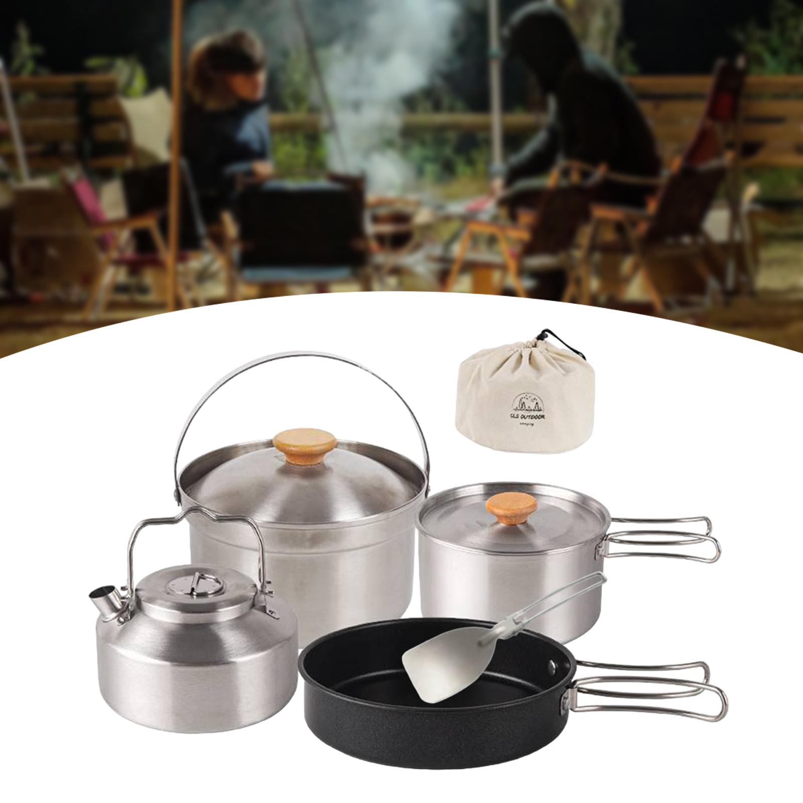 Camping Cookware Cook Gear Por - đánh giá và giá Camping Cooking Gear Set