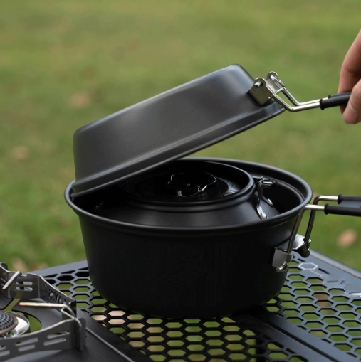 Lightweight Aluminum Alloy Cam - đánh giá và giá Camping Cooking Gear Set