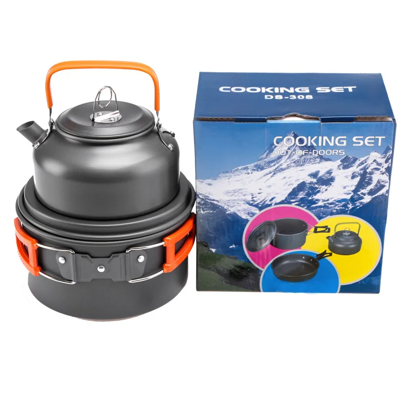 Outdoor Pot Pan Kettle Camping - đánh giá và giá Camping Cooking Pot Stainless Steel