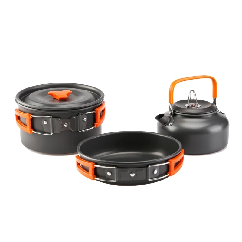 Outdoor Pot Pan Kettle Camping - đánh giá và giá Camping Cooking Pot Stainless Steel