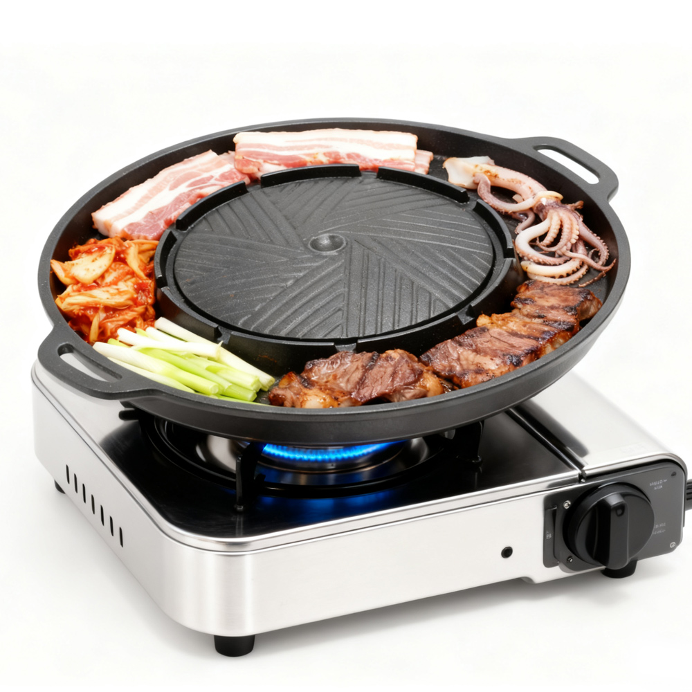 KOSUN Korean BBQ Grill Pan 2 i - đánh giá và giá Camping Cooking Appliances
