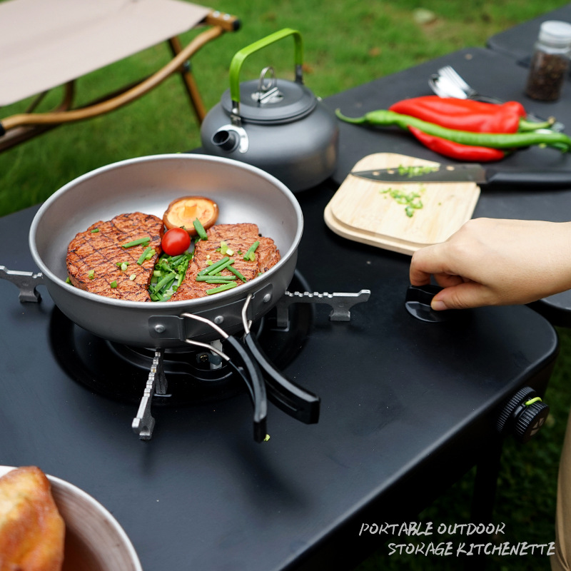 Portable Mobile Camping Kitche - đánh giá và giá Camping Cooking Table
