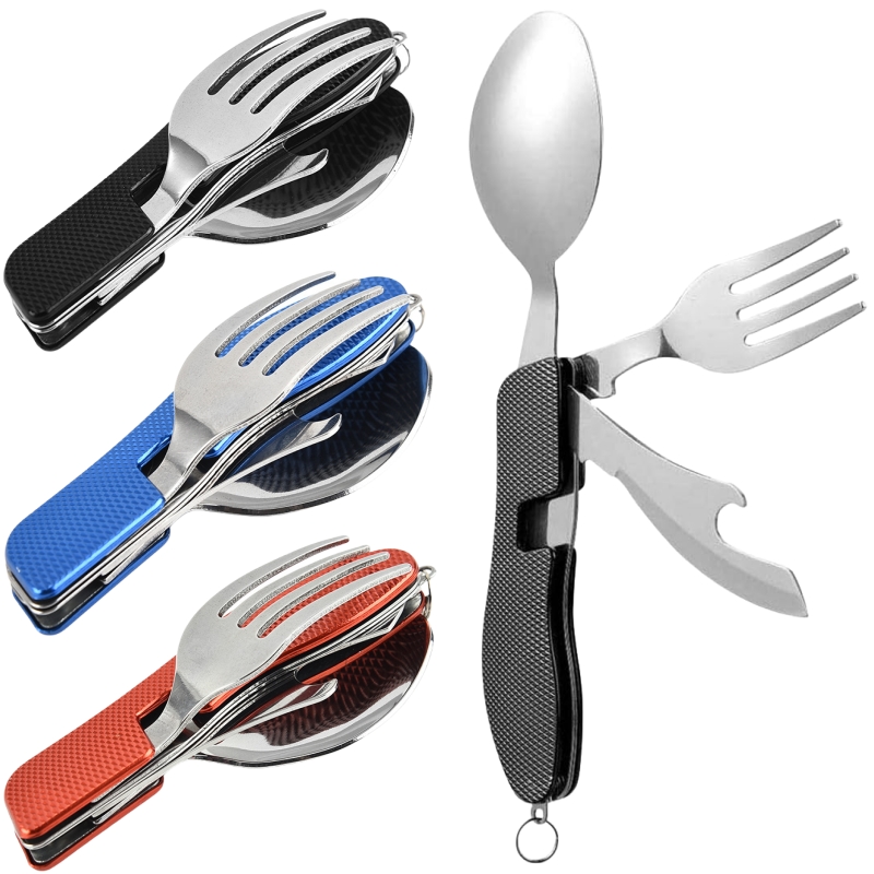 4 in1 Foldable Camping Utensil - đánh giá và giá Camping Cooking Knife Set