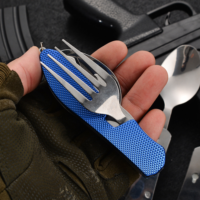 4 in1 Foldable Camping Utensil - đánh giá và giá Camping Cooking Knife Set