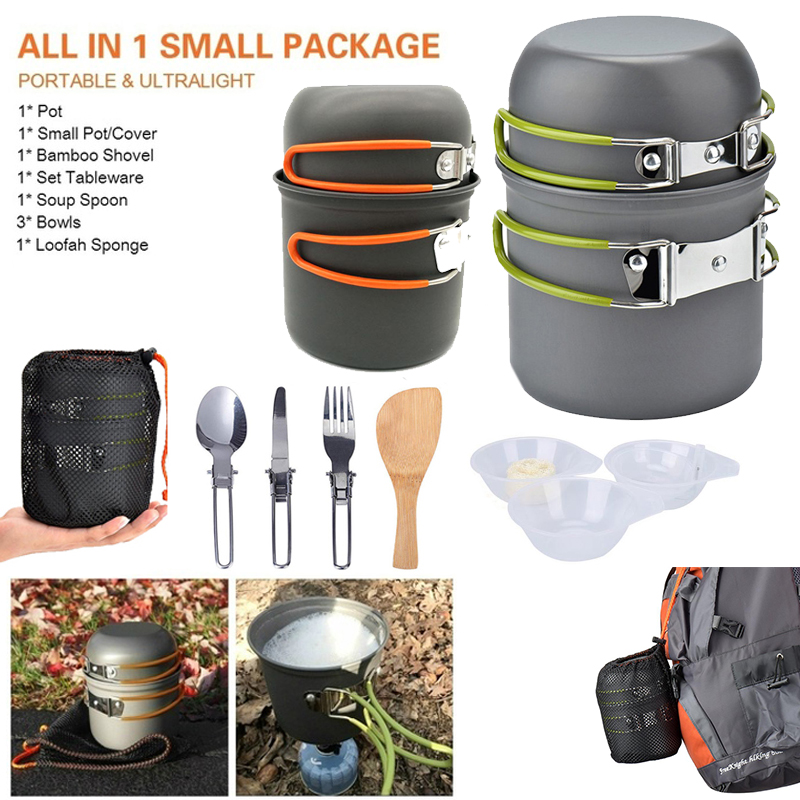 New Camping Pot  Portable Outd - đánh giá và giá Camping Cooking Knife Set