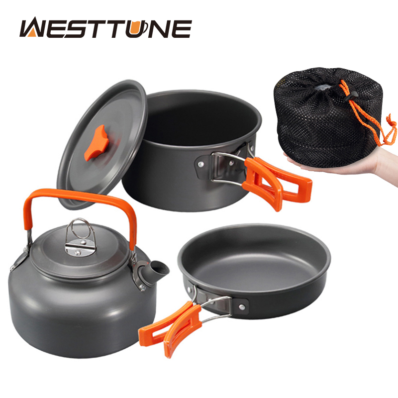 WESTTUNE Camping Cookware Kit  - đánh giá và giá Camping Cooking Ware Set
