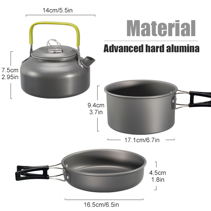 WESTTUNE Camping Cookware Kit  - đánh giá và giá Camping Cooking Ware Set