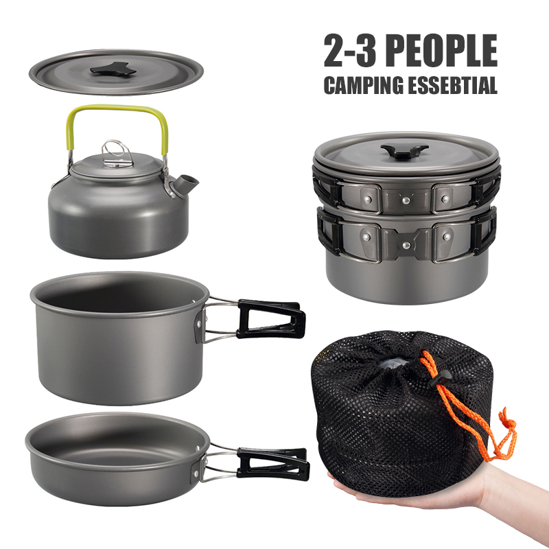 WESTTUNE Camping Cookware Kit  - đánh giá và giá Camping Cooking Ware Set