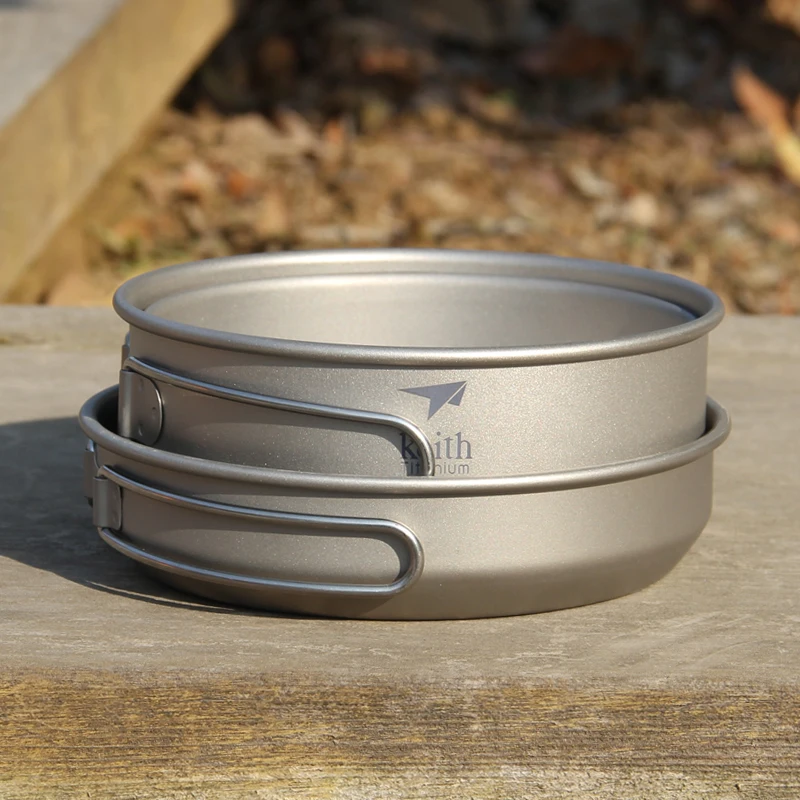 Keith 3PCS Titanium Cookware P - đánh giá và giá Camping Cooking Appliances
