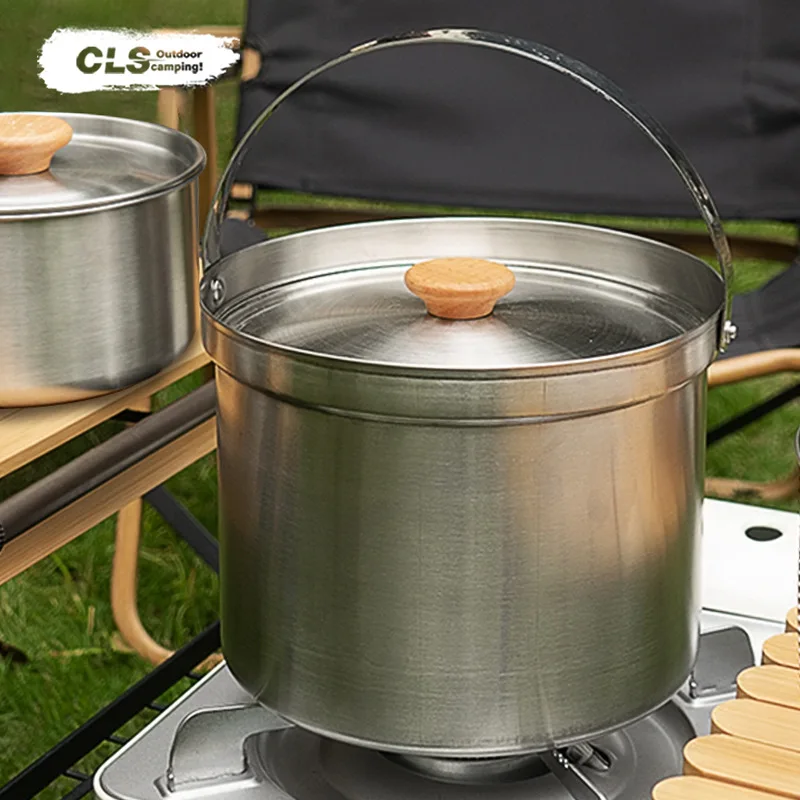 NOBANA&CLS 22PCS Stainless Ste - đánh giá và giá Camping Cooking Pot Stainless Steel