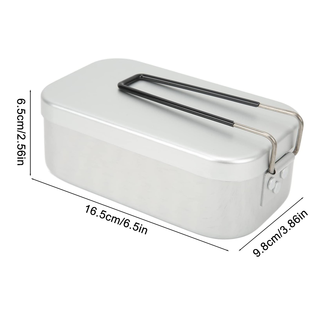 800ML Aluminum Lunch Boxes Out - đánh giá và giá Camping Cooking Box