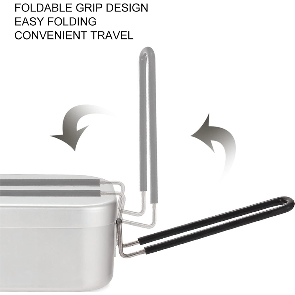 800ML Aluminum Lunch Boxes Out - đánh giá và giá Camping Cooking Box
