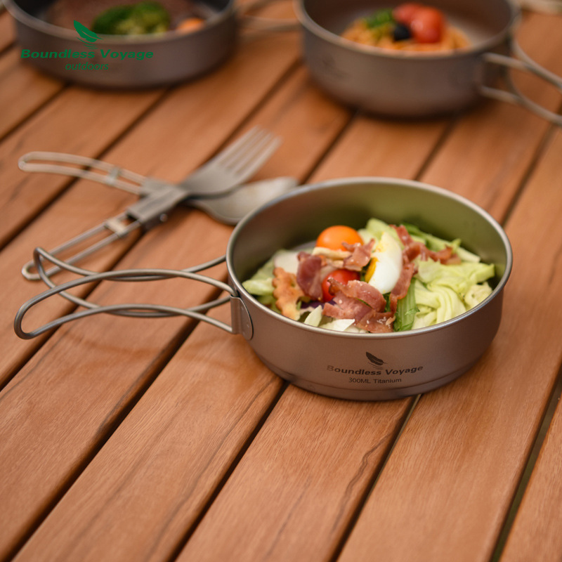 Pure Titanium Folding Handle P - đánh giá và giá Camping Lightweight Cooking Pot