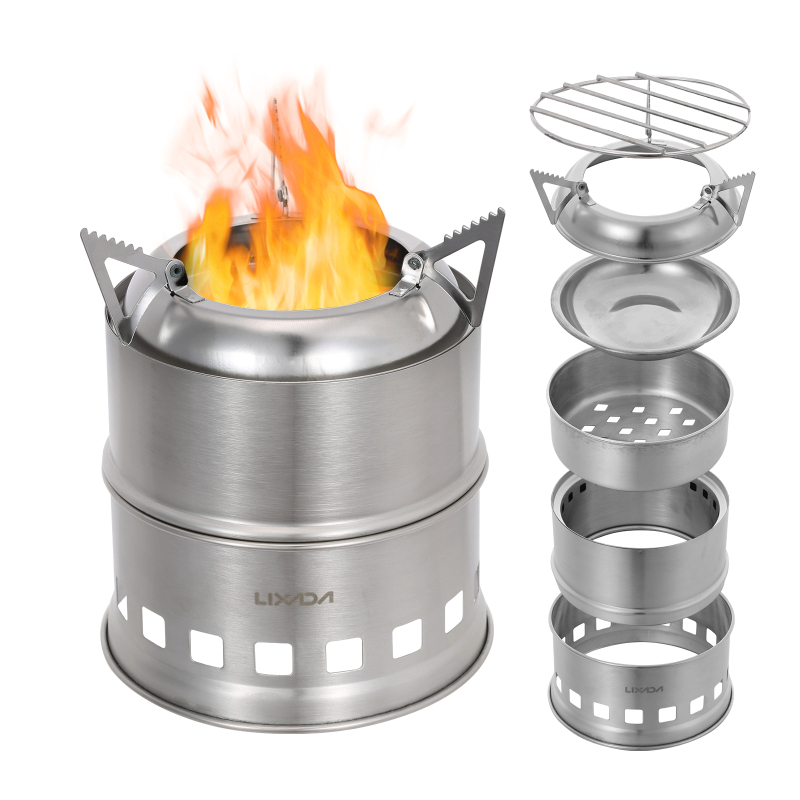 Lixada Stainless Steel Wood St - đánh giá và giá Camping Cooking Alcohol