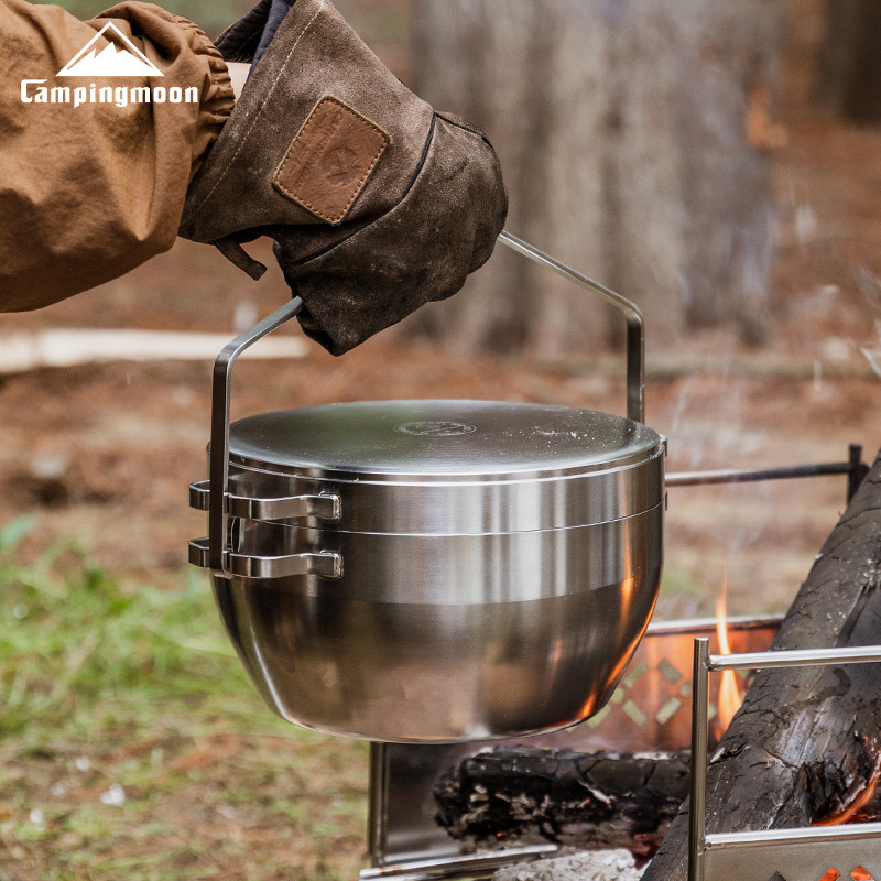 Multi-Purpose Camping Pot - 30 - đánh giá và giá Camping Cooking Pot Stainless Steel