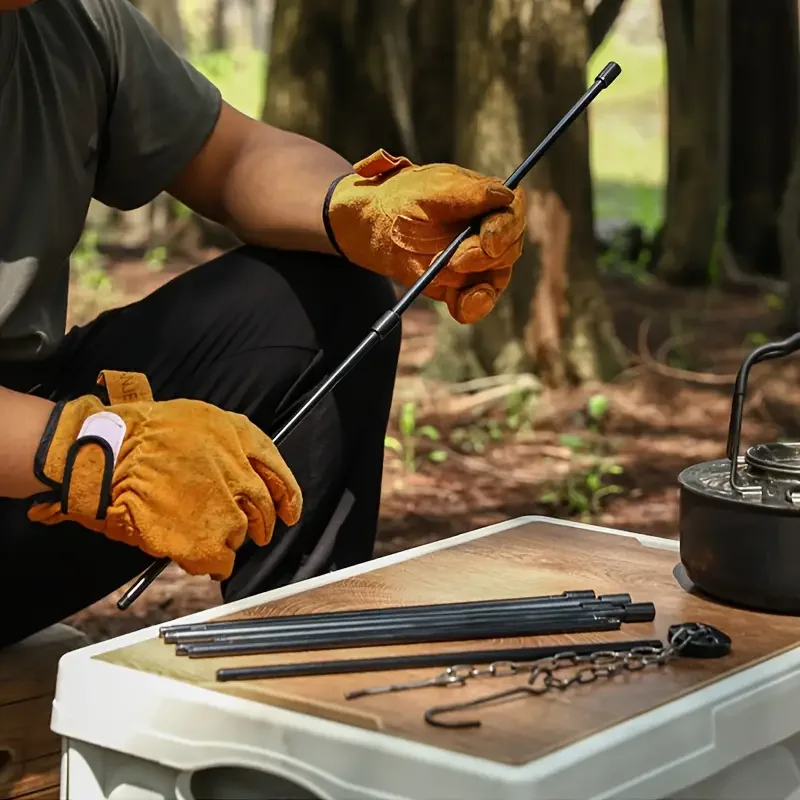 Outdoor Large Bonfire Tripod P - đánh giá và giá Camping Cooking Multi Tool