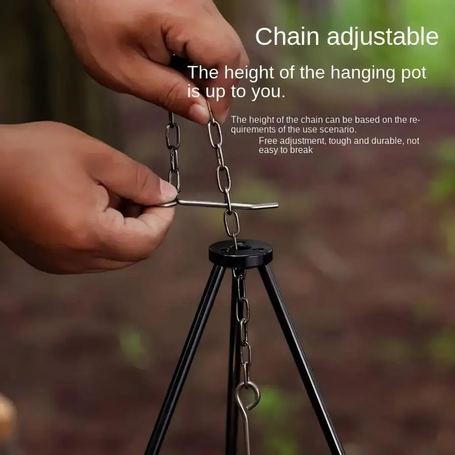 Outdoor Large Bonfire Tripod P - đánh giá và giá Camping Cooking Multi Tool