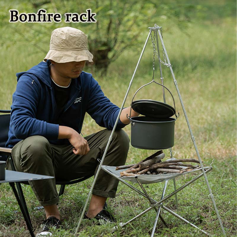 Camping Bonfire Tripod Portabl - đánh giá và giá Camping Cooking Multi Tool