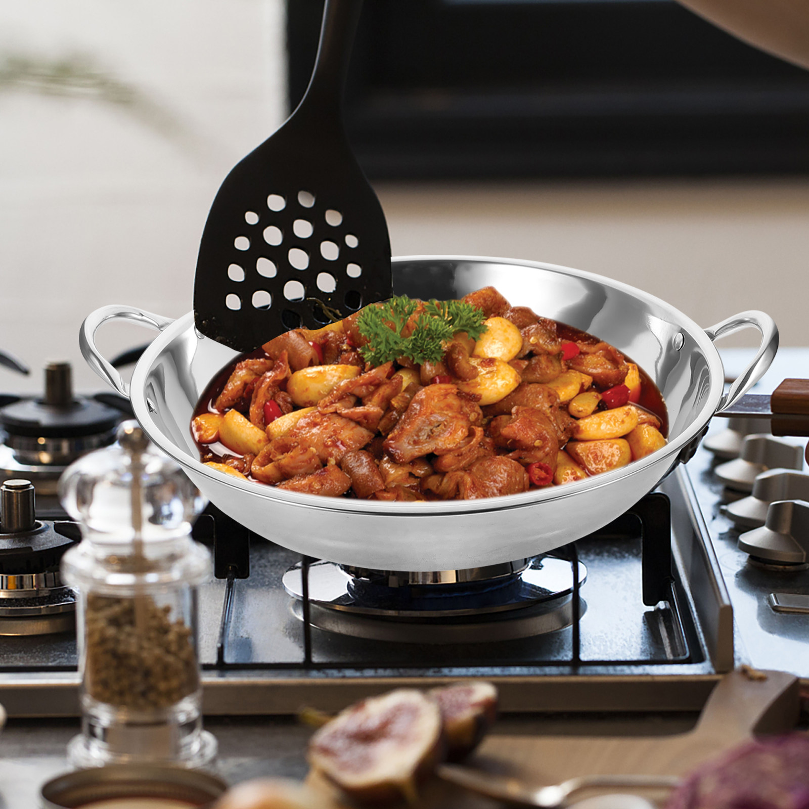 Double Handle Stainless Steel  - đánh giá và giá Camping Cooking Pot Stainless Steel