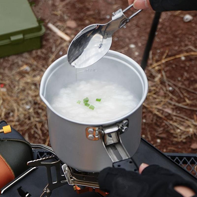 Foldable Camping Pot 700ml Alu - đánh giá và giá Camping Lightweight Cooking Pot