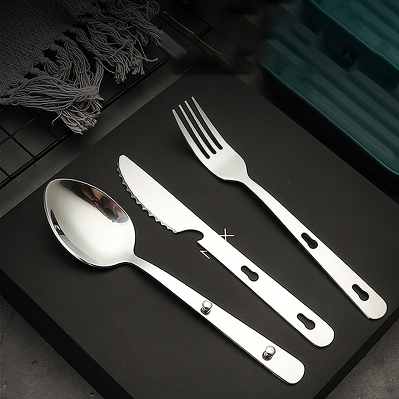 3pcs/set Portable Stainless St - đánh giá và giá Camping Cooking Knife Set