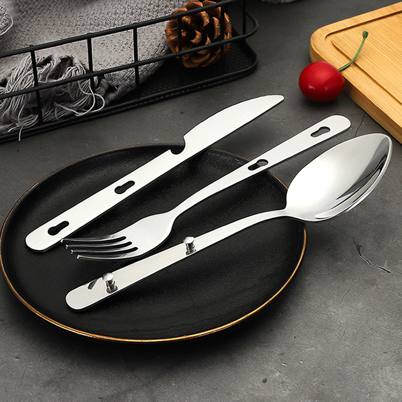 3pcs/set Portable Stainless St - đánh giá và giá Camping Cooking Knife Set