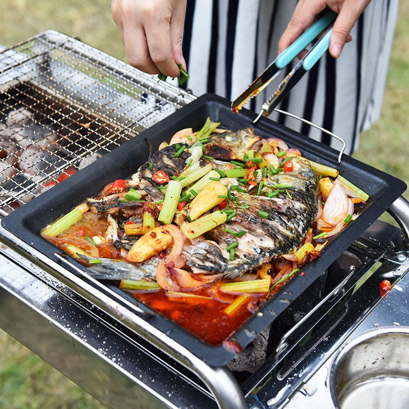 Outdoors Thick Square Grill Pa - đánh giá và giá Camping Cooking Appliances