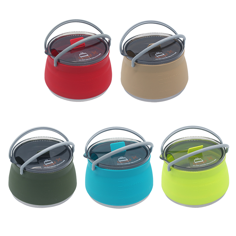 Outdoor Silicone Kettle  1L Ca - đánh giá và giá Camping Cooking Options