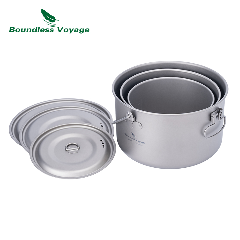 VÔ BIÊN Chuyến Hải Hành Titan  - đánh giá và giá Camping Cooking Ware Set