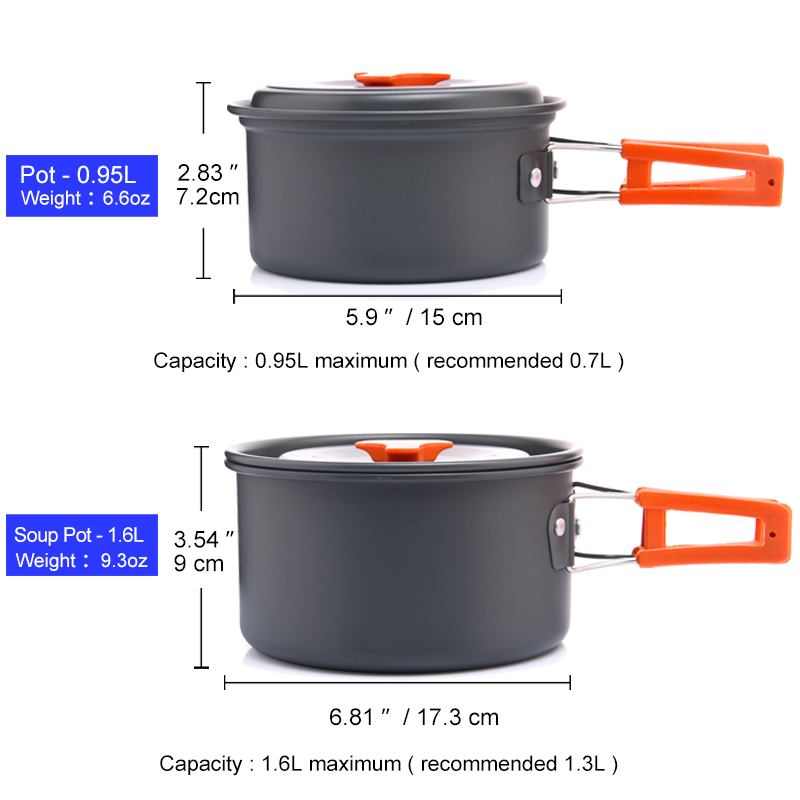 Widesea Camping Outdoor Cookwa - đánh giá và giá Camping Cooking All In One
