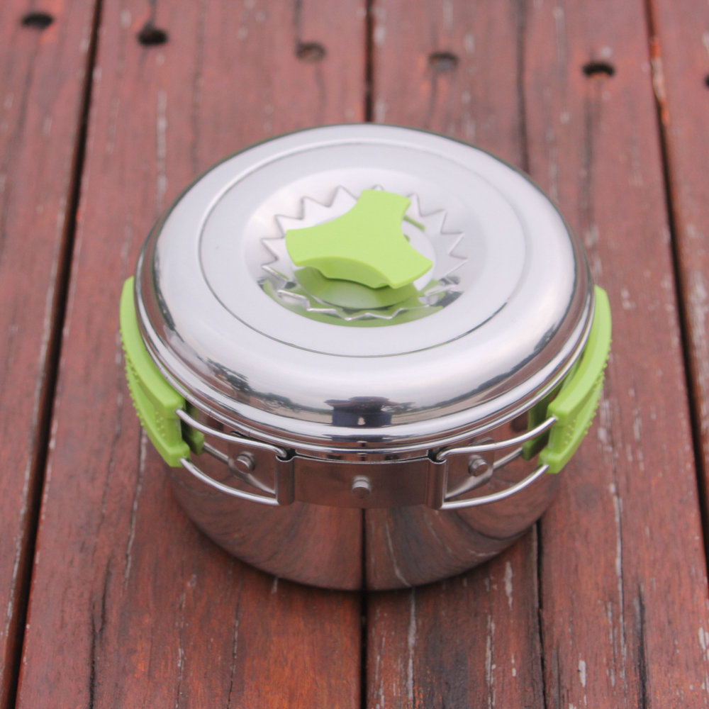 Camping Pot Lightweight Stainl - đánh giá và giá Camping Lightweight Cooking Pot