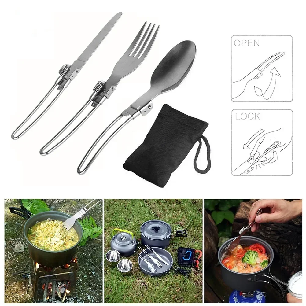 1 Set Outdoor Camping Picnic C - đánh giá và giá Camping Cooking Knife Set