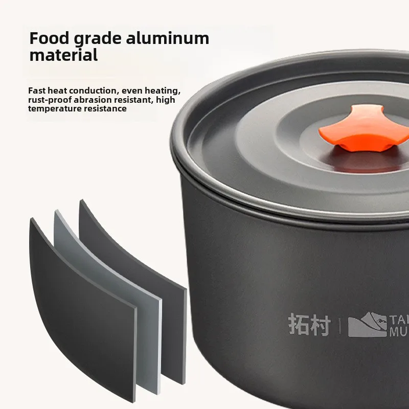 Camping Cookware Set Outdoor C - đánh giá và giá Camping Cooking Ware Set