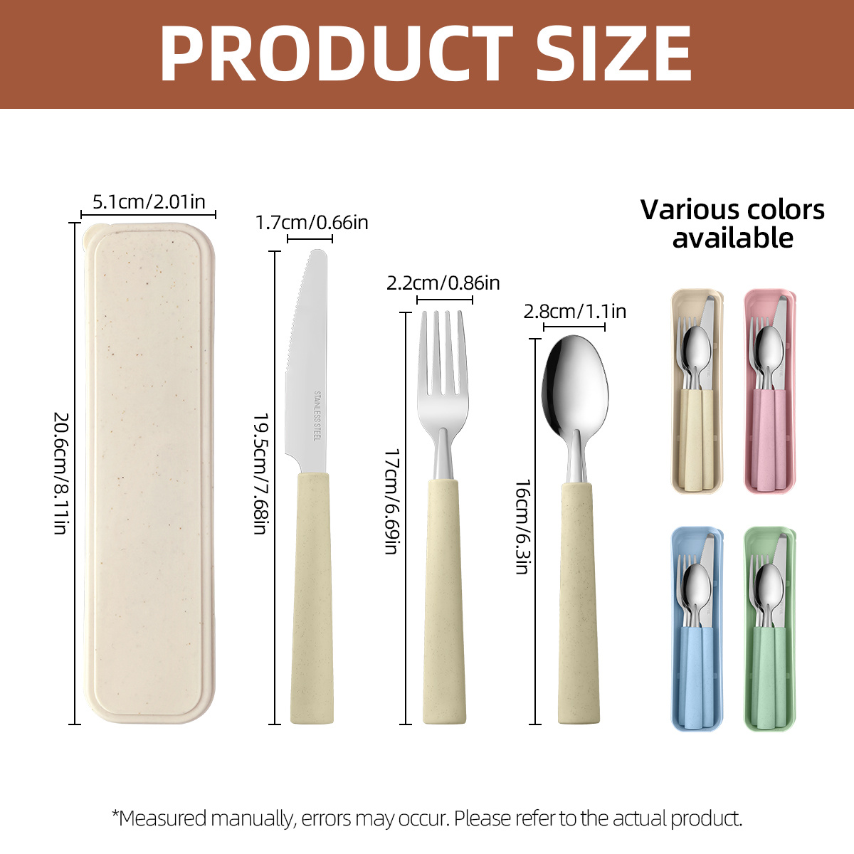 1 set stainless steel portable - đánh giá và giá Camping Cooking Knife Set