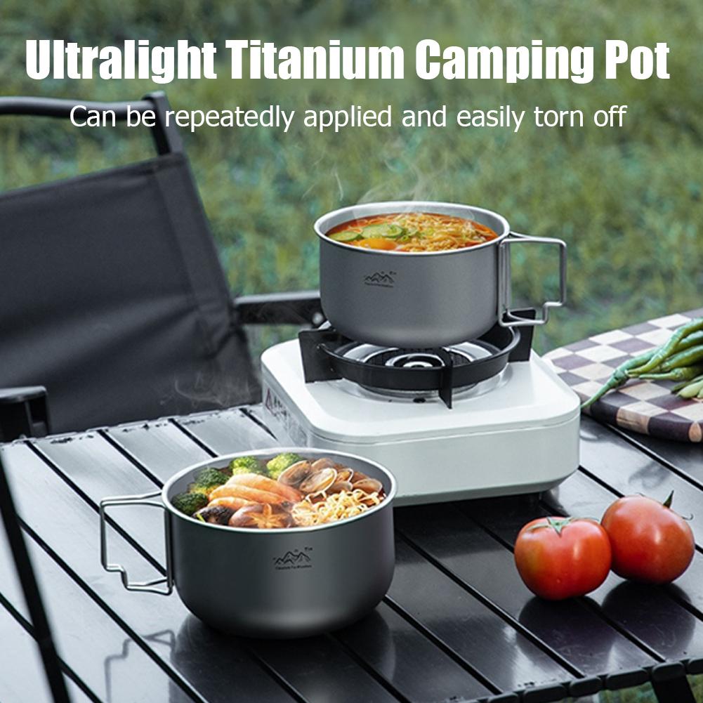 Ultralight Titanium Backpackin - đánh giá và giá Camping Cooking Pot Stainless Steel
