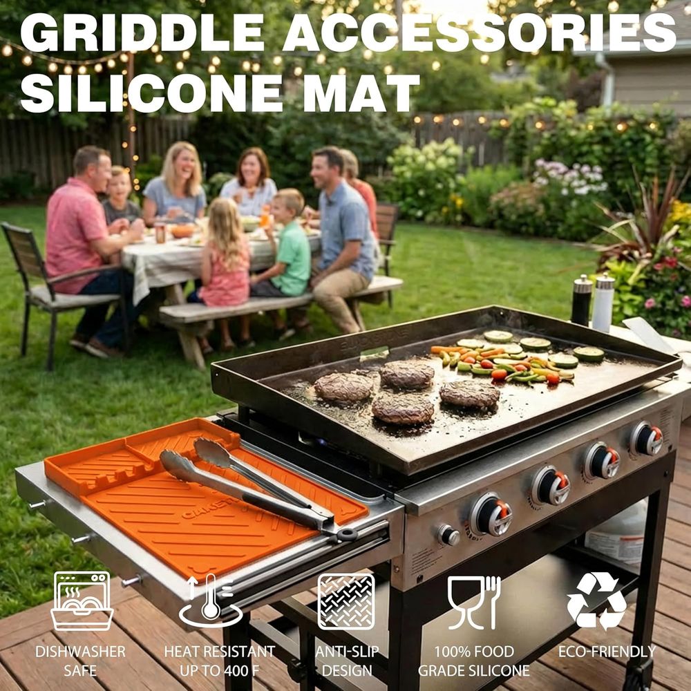 Silicone Grill Mats or Griddle - đánh giá và giá Cooking Outdoor Camping