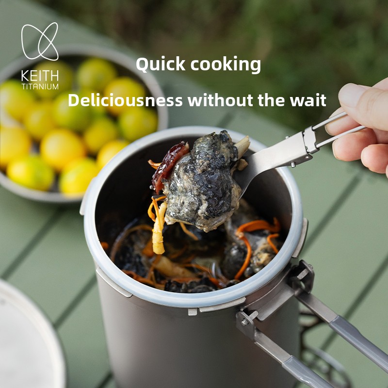 Nồi áp suất cao độ (núi) KEITH - đánh giá và giá Camping Lightweight Cooking Pot