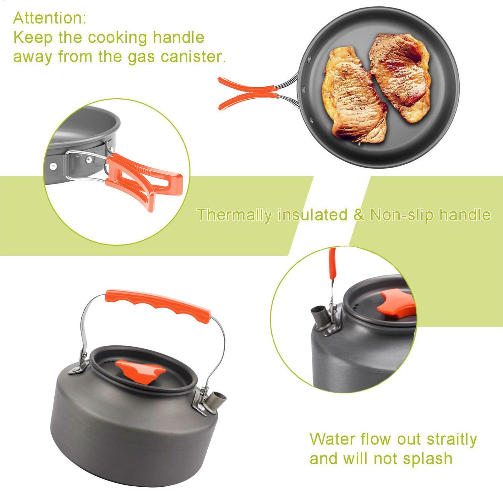 Backpacking Cooking Set Campin - đánh giá và giá Camping Cooking Knife Set
