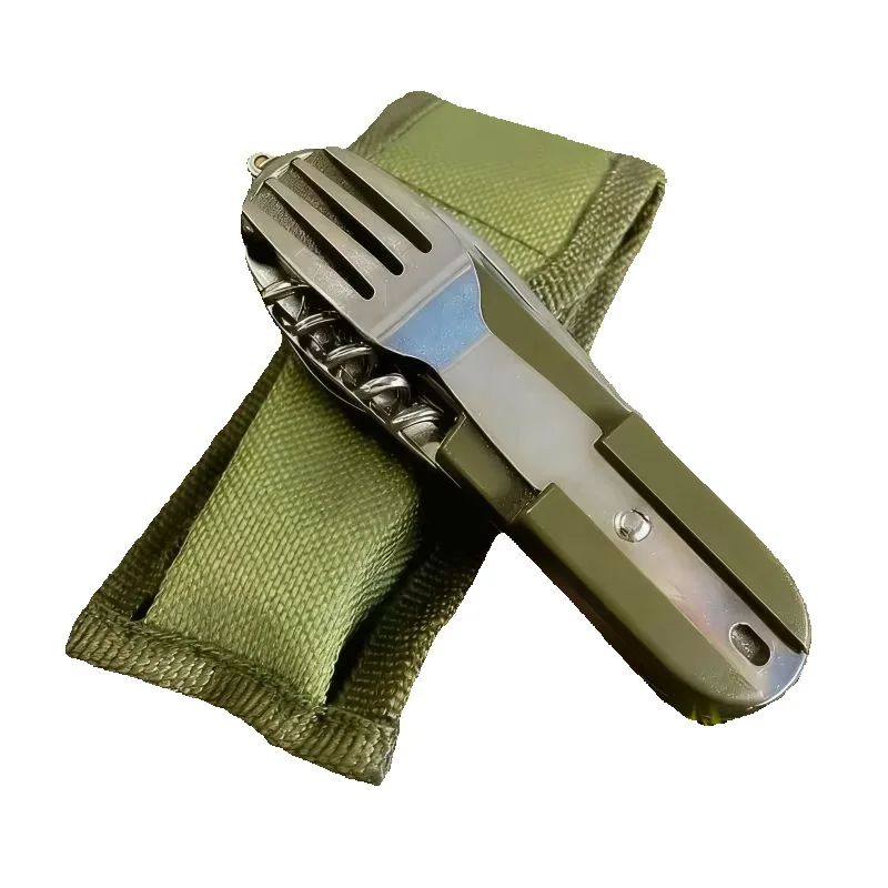 Stainless Steel 7-in-1 Camping - đánh giá và giá Camping Cooking Knife Set