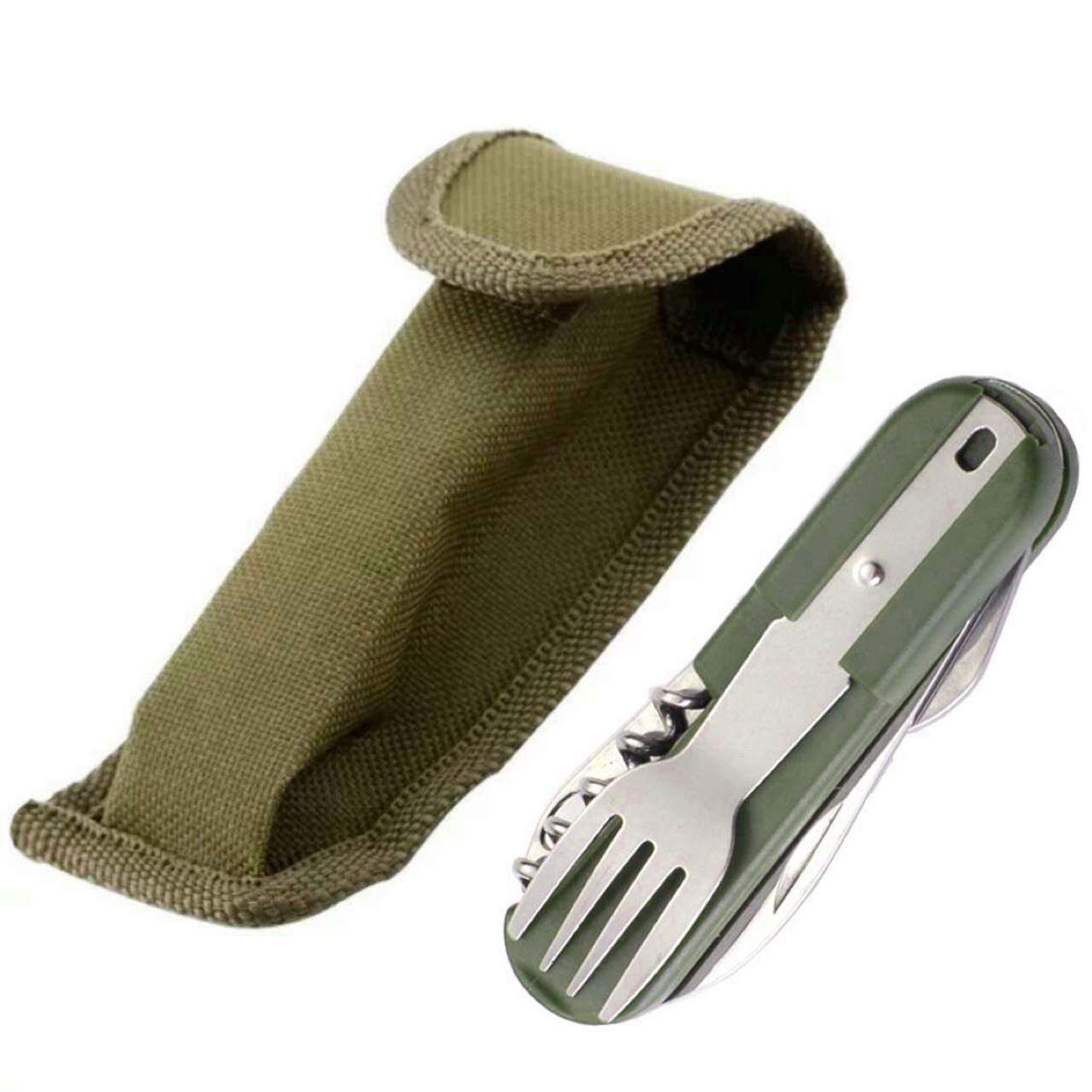 Stainless Steel 7-in-1 Camping - đánh giá và giá Camping Cooking Knife Set