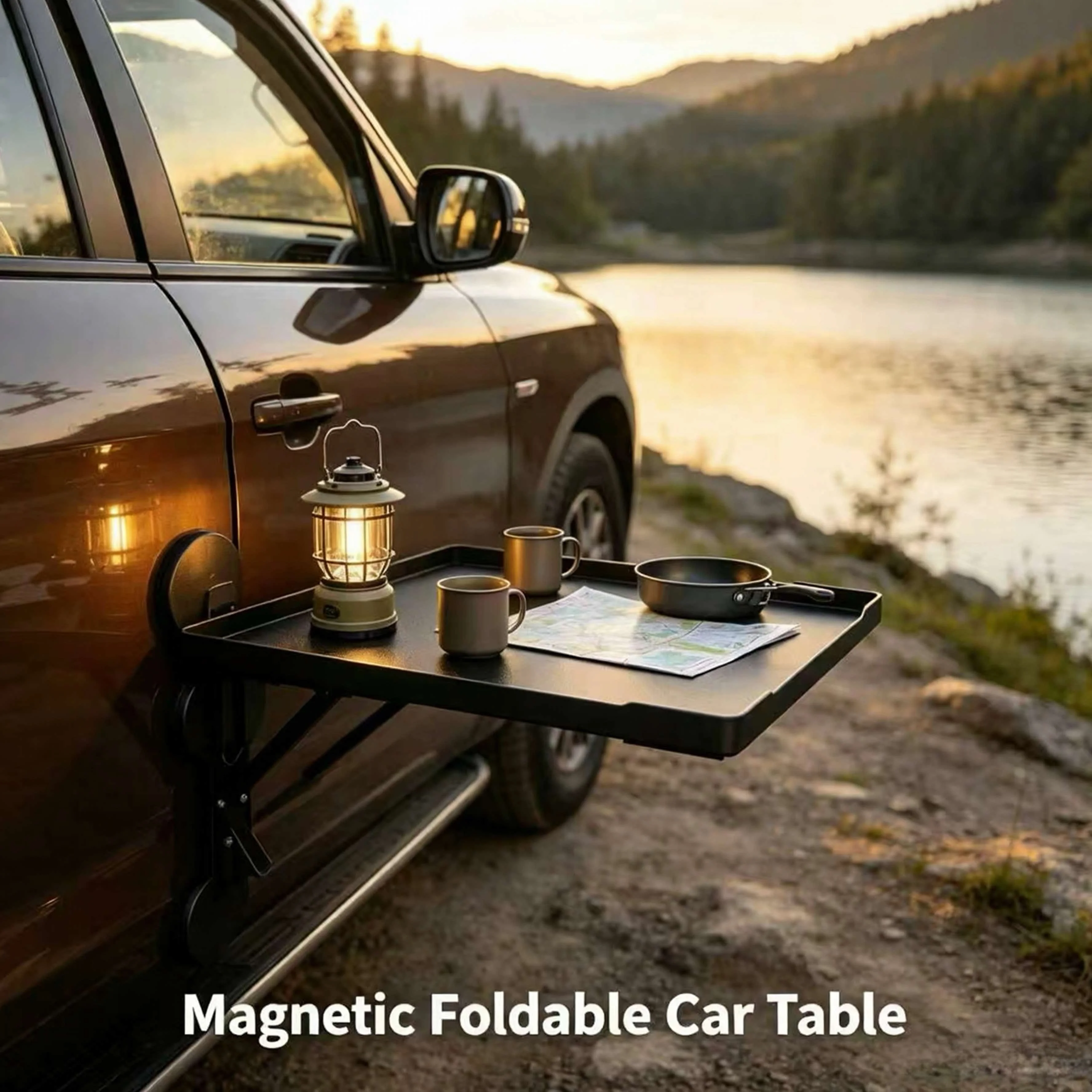 Portable Car Side Door Hanging - đánh giá và giá Camping Cooking Table