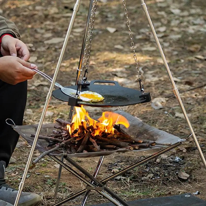 Aluminum Camping Bonfire Tripo - đánh giá và giá Camping Cooking Multi Tool