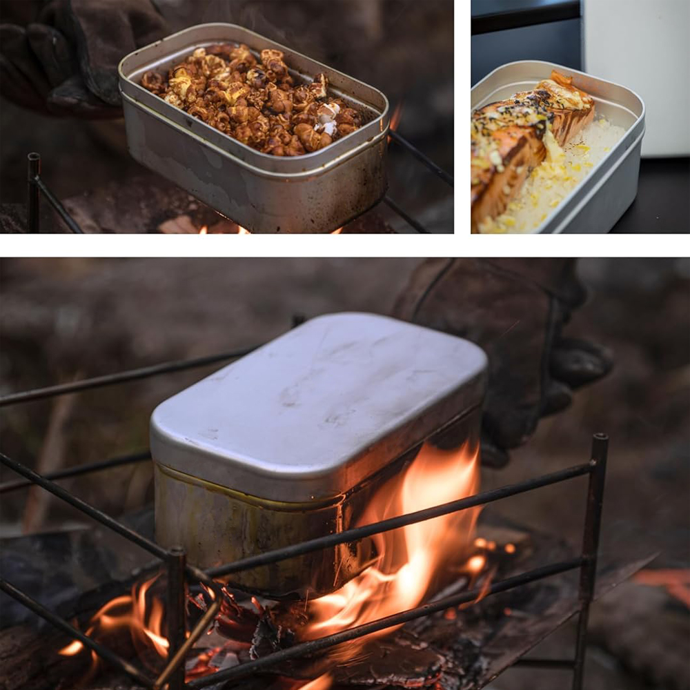 Foldable Bento Box Handle, Lun - đánh giá và giá Camping Cooking Box