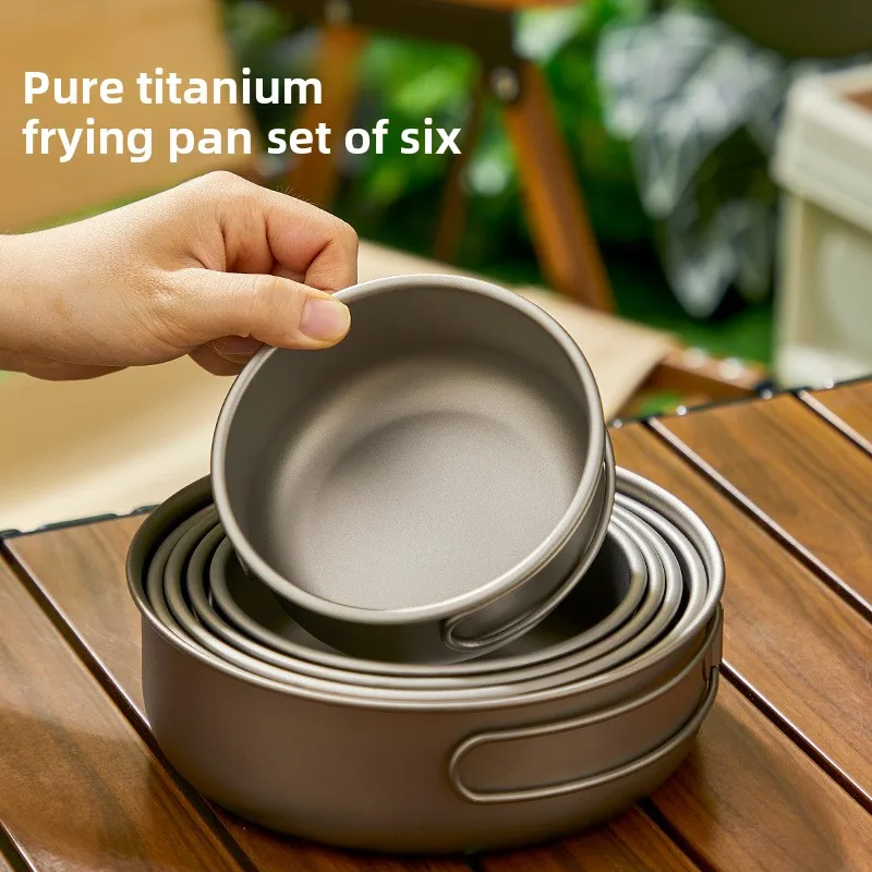 Titanium Outdoor Pot Set Picni - đánh giá và giá Camping Lightweight Cooking Pot