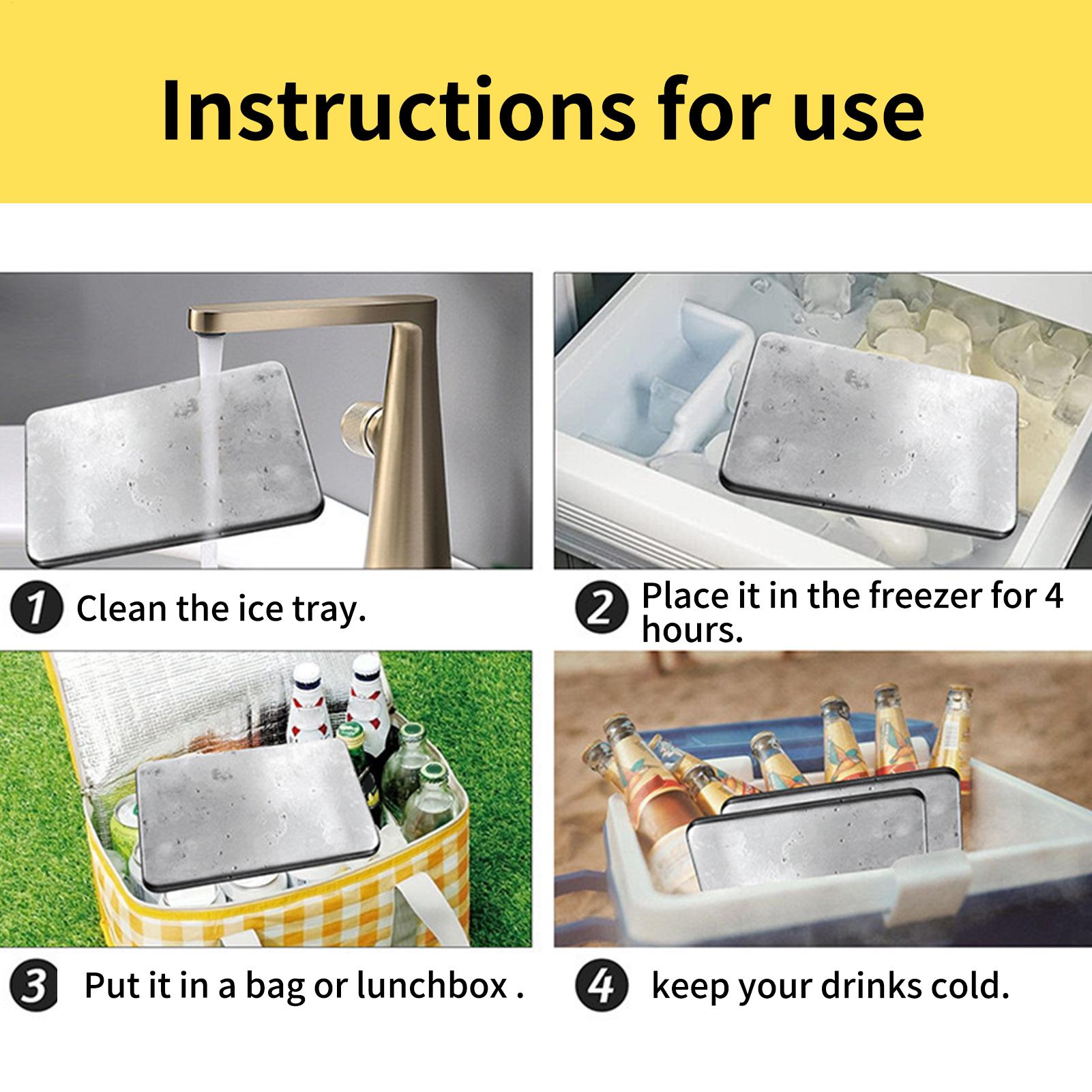 2pcs Stainless Steel Ice Packs - đánh giá và giá Camping Cooking Box