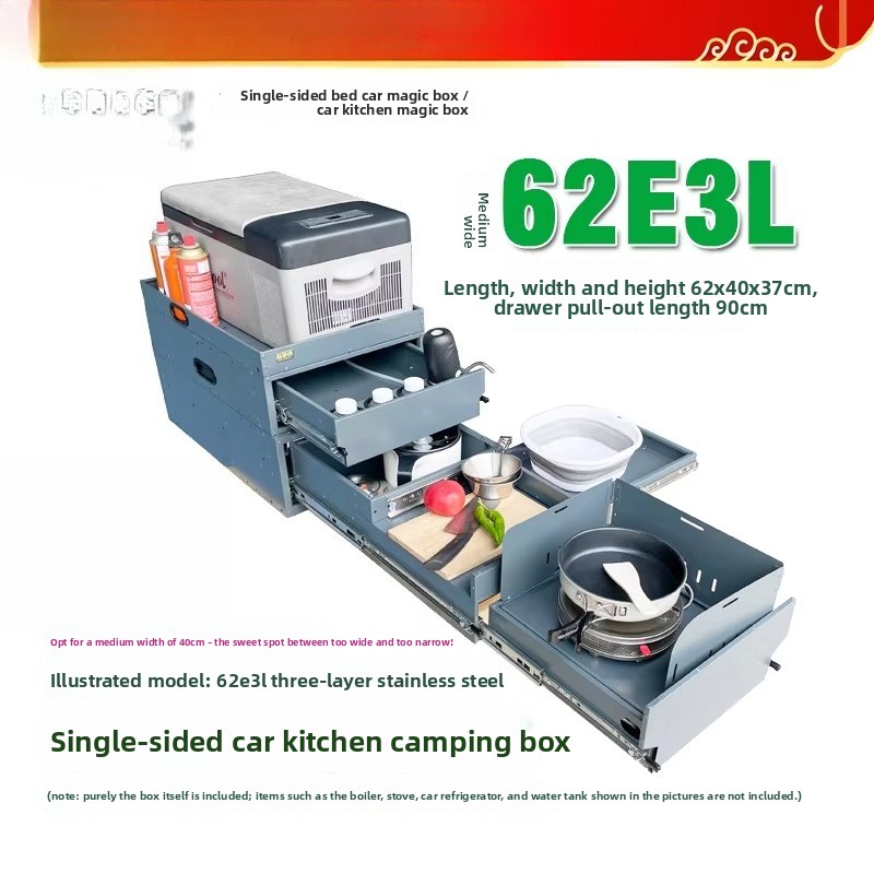Portable Tailgate Kitchen & St - đánh giá và giá Camping Cooking Box