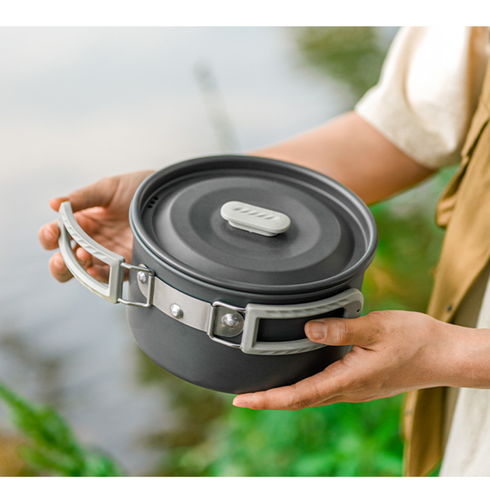 Naturehike Outdoor Pot Set,Cam - đánh giá và giá Camping Cooking Pot Stainless Steel