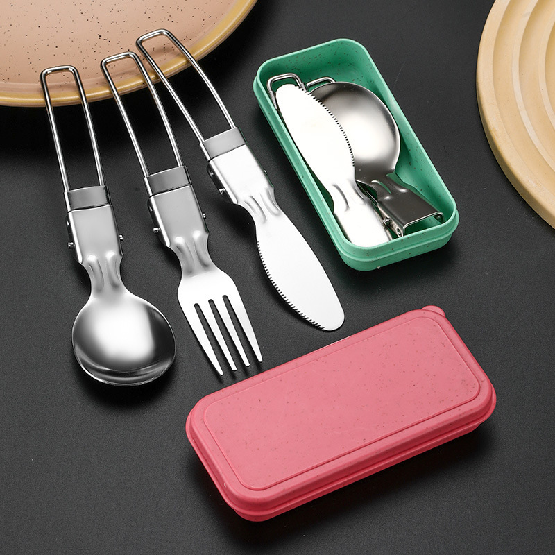 Mini Portable Stainless Steel  - đánh giá và giá Camping Cooking Knife Set