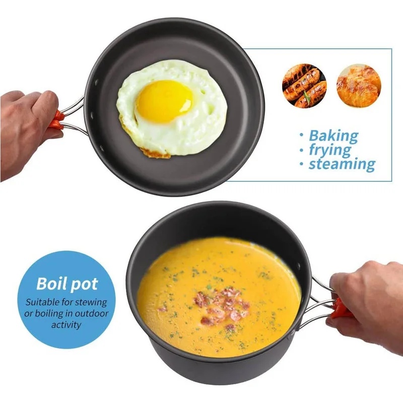 Camping Cooking set Camping Co - đánh giá và giá Camping Cooking Ware Set